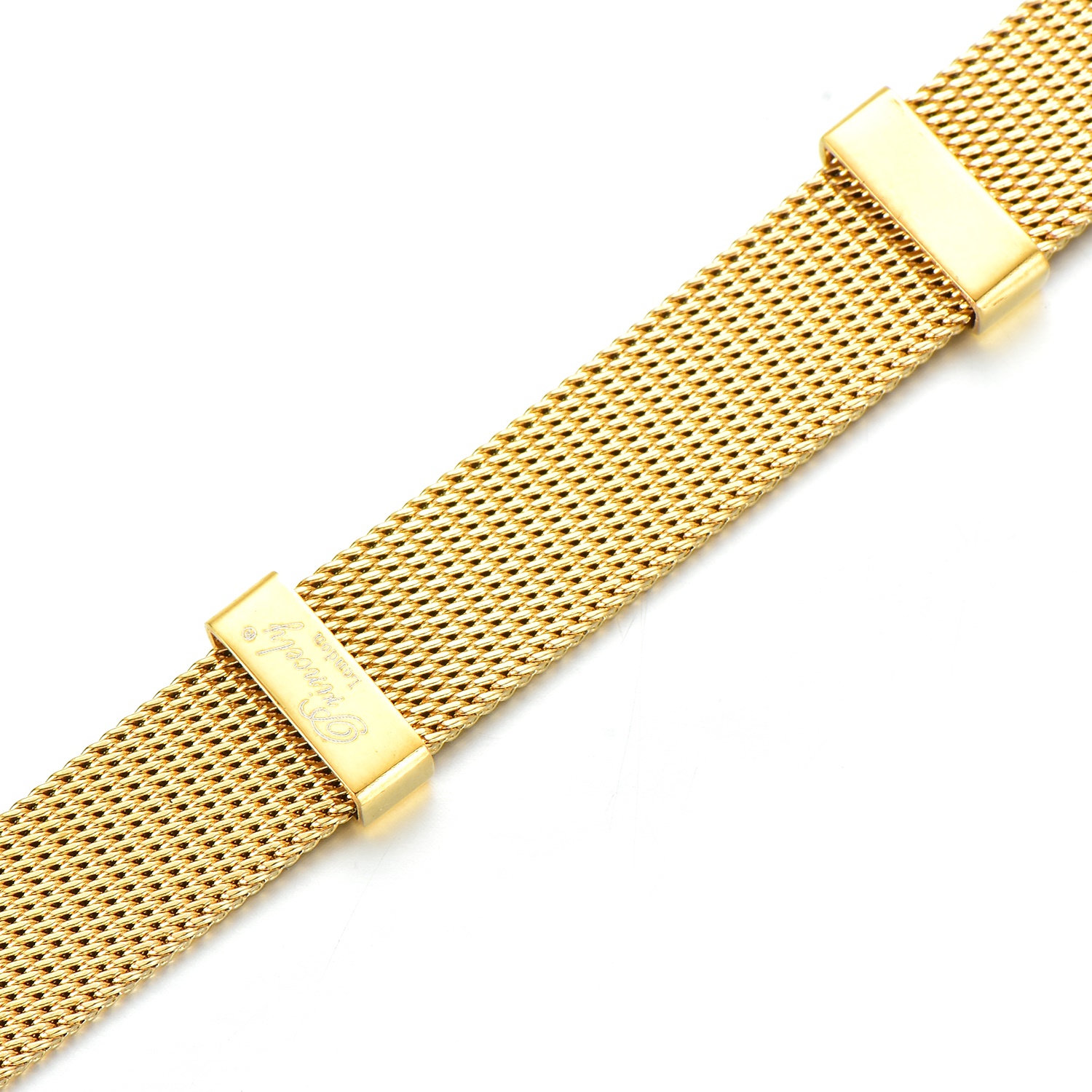 Mesh-Armband gold