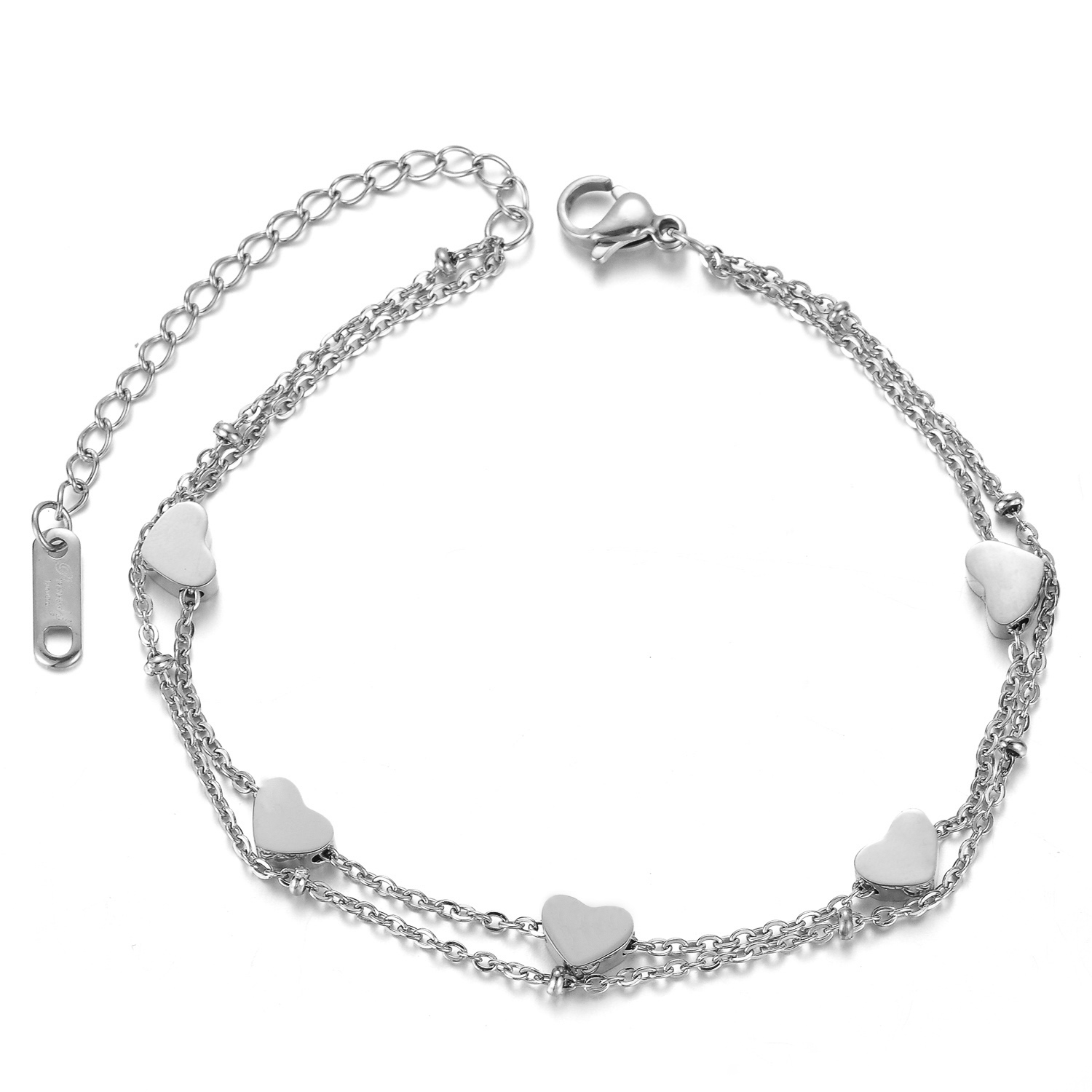 Armband LOVE SQUAD silber